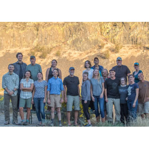The Conservation Northwest team at our recent Staff Retreat in Moses Coulee. Photo: Paul Bannick