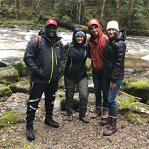Staff and colleagues at a recent fisher release in the North Cascades.